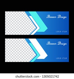 Vector abstract web banner design template. Collection of web banner template.