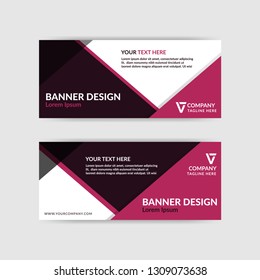 Vector Abstract Web Banner Design Background Header