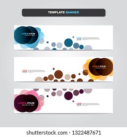 Vector abstract web banner design template. Collection of web banner template. Abstract geometric web design banner template isolated on grey background. Header - landing page Web Design Elements 