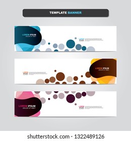 Vector abstract web banner design template. Collection of web banner template. Abstract geometric web design banner template isolated on grey background. Header - landing page Web Design Elements 