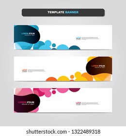 Vector abstract web banner design template. Collection of web banner template. Abstract geometric web design banner template isolated on grey background. Header - landing page Web Design Elements 