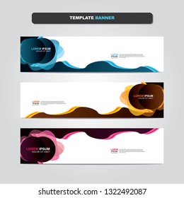 Vector abstract web banner design template. Collection of web banner template. Abstract geometric web design banner template isolated on grey background. Header - landing page Web Design Elements 