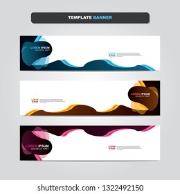 Vector abstract web banner design template. Collection of web banner template. Abstract geometric web design banner template isolated on grey background. Header - landing page Web Design Elements 
