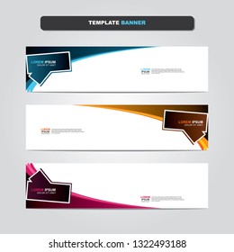 Vector abstract web banner design template. Collection of web banner template. Abstract geometric web design banner template isolated on grey background. Header - landing page Web Design Elements 