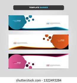 Vector abstract web banner design template. Collection of web banner template. Abstract geometric web design banner template isolated on grey background. Header - landing page Web Design Elements 