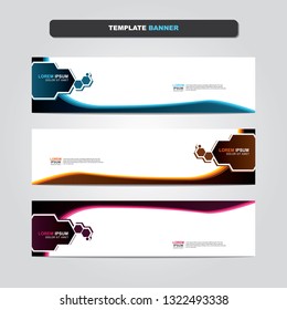 Vector abstract web banner design template. Collection of web banner template. Abstract geometric web design banner template isolated on grey background. Header - landing page Web Design Elements 