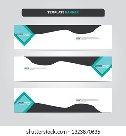 Vector abstract web banner design template. Collection of web banner template. Abstract geometric web design banner template isolated on grey background. Header - landing page Web Design Elements 
