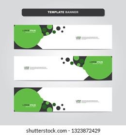 Vector abstract web banner design template. Collection of web banner template. Abstract geometric web design banner template isolated on grey background. Header - landing page Web Design Elements 