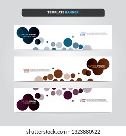 Vector abstract web banner design template. Collection of web banner template. Abstract geometric web design banner template isolated on grey background. Header - landing page Web Design Elements 