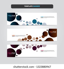 Vector abstract web banner design template. Collection of web banner template. Abstract geometric web design banner template isolated on grey background. Header - landing page Web Design Elements 