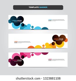 Vector abstract web banner design template. Collection of web banner template. Abstract geometric web design banner template isolated on grey background. Header - landing page Web Design Elements 