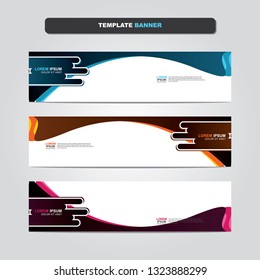 Vector abstract web banner design template. Collection of web banner template. Abstract geometric web design banner template isolated on grey background. Header - landing page Web Design Elements 