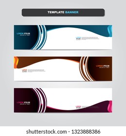 Vector abstract web banner design template. Collection of web banner template. Abstract geometric web design banner template isolated on grey background. Header - landing page Web Design Elements 