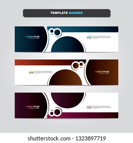 Vector abstract web banner design template. Collection of web banner template. Abstract geometric web design banner template isolated on grey background. Header - landing page Web Design Elements 