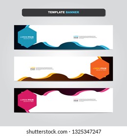 Vector abstract web banner design template. Collection of web banner template. Abstract geometric web design banner template isolated on grey background. Header - landing page Web Design Elements 