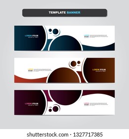 Vector abstract web banner design template. Collection of web banner template. Abstract geometric web design banner template isolated on grey background. Header - landing page Web Design Elements 