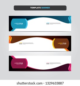 Vector abstract web banner design template. Collection of web banner template. Abstract geometric web design banner template isolated on grey background. Header - landing page Web Design Elements 