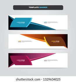 Vector abstract web banner design template. Collection of web banner template. Abstract geometric web design banner template isolated on grey background. Header - landing page Web Design Elements 
