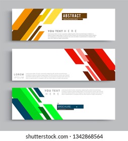 Vector Abstract Web Banner Design Template Stock Vector (Royalty Free ...