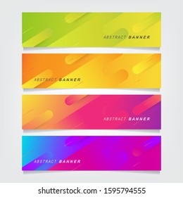 	
Vector abstract web banner design template. Collection of web banner template. Abstract geometric web design banner template