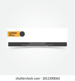 Vector abstract web banner design template. Collection of web banner template. Abstract geometric web design banner template isolated on grey background. Header - landing page Web Design Elements