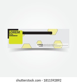 Vector abstract web banner design template. Collection of web banner template. Abstract geometric web design banner template isolated on grey background. Header - landing page Web Design Elements