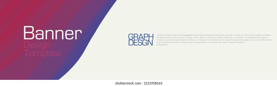 Plantilla de diseño de banner web abstracto de vectores. Modelo gráfico moderno Patrón de banner para medios sociales y sitios web.