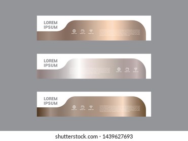 vector abstract web banner template. background design.