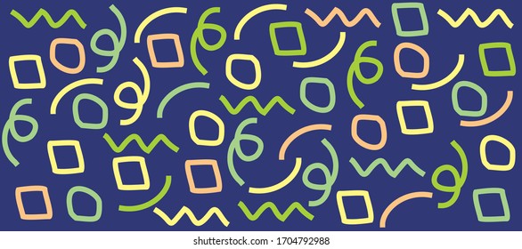 Vector abstract of a web banner template design. background with a geometric style.