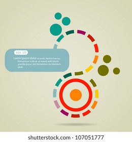 Vector abstract web element