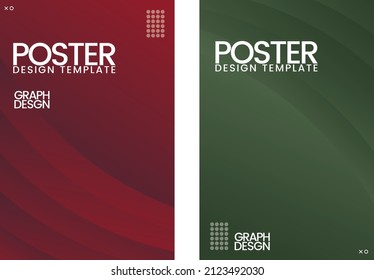 Vector abstract web poster or banner design template. Modern Graphic Template Banner pattern for social media and web sites.