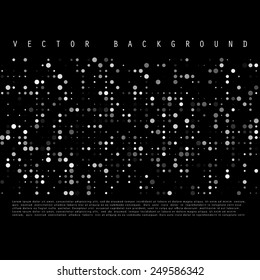 Vector Abstract white background. White Circle disco 