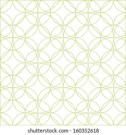 Vector abstract white background with green circles