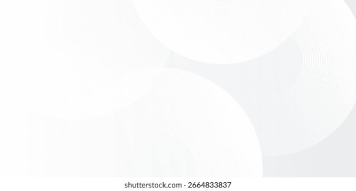 Vector abstract white glowing geometric lines on gray background. Modern shiny blue simple abstract modern