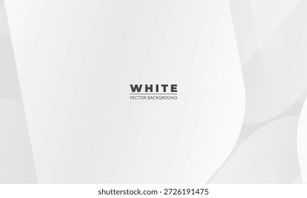 Fondo geométrico blanco y gris abstracto del Vector para la presentación o la cubierta del bussines. Patrón abstracto de Anuncio blanco. Ilustración vectorial
