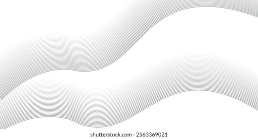 Vector abstract white light blend paper wave flow digital gradient transparent tech wave curve creative technology flowing smooth diagonal background.