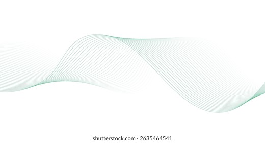 Vector abstract white light blend paper wave flow digital gradient transparent tech wave curve creative technology flowing smooth diagonal background. Modern creative wave lines glowing moving sound