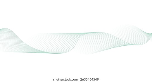 Vector abstract white light blend paper wave flow digital gradient transparent tech wave curve creative technology flowing smooth diagonal background. Modern creative wave lines glowing moving sound