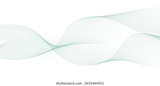 Vector abstract white light blend paper wave flow digital gradient transparent tech wave curve creative technology flowing smooth diagonal background. Modern creative wave lines glowing moving sound