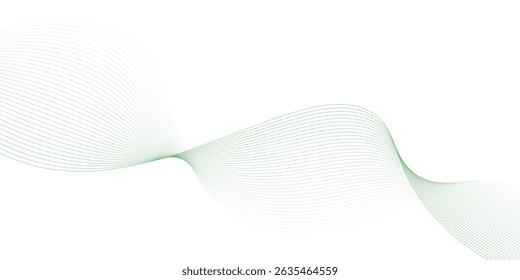 Vector abstract white light blend paper wave flow digital gradient transparent tech wave curve creative technology flowing smooth diagonal background. Modern creative wave lines glowing moving sound