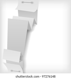 the vector abstract white origami banner