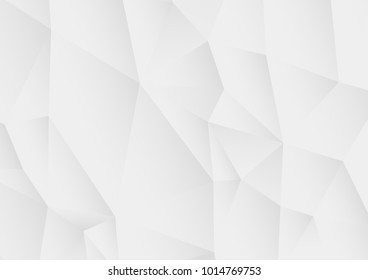 Vector Abstract White Polygonal Background Vector: vector de stock ...
