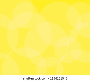 Vector abstract yellow background with circles