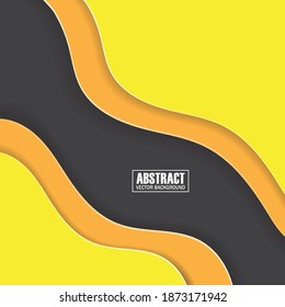 vector of abstract yellow background. look so soft and smooth.