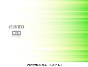 Vector : Abstract yellow and green stripe bar with space for text