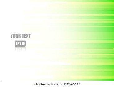 Vector : Abstract yellow and green stripe bar with space for text