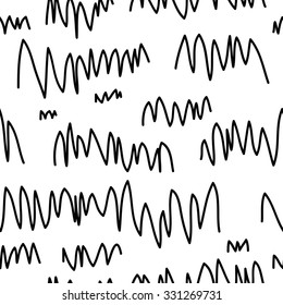 Vector abstract zigzag pattern. Seamless illustration.