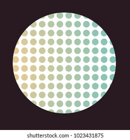 Vector. Abstraction. Background. Gradient on a texture consisting of circles on white. Round gradient with modern abstract backgrounds. Colorful fluids for the calendar, brochures, invitation