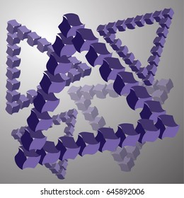Vector abstraction from chaotic volumetric triangles