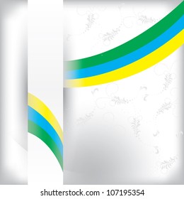 Vector abstraction with lines on a grey background